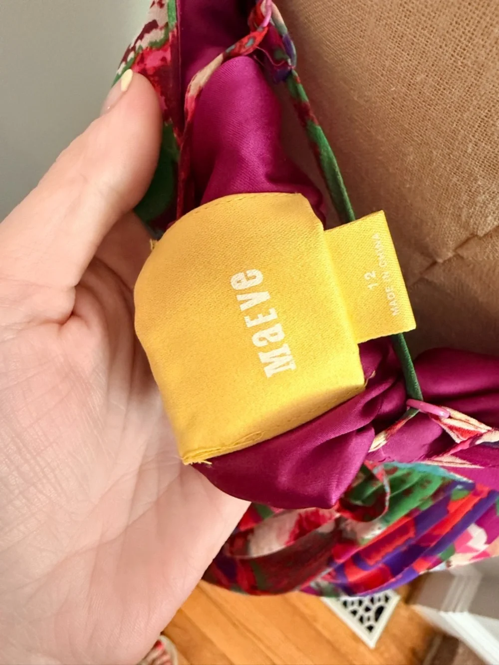 Maeve Multicolor Pattern Maxi Dress - Picture 7 of 7